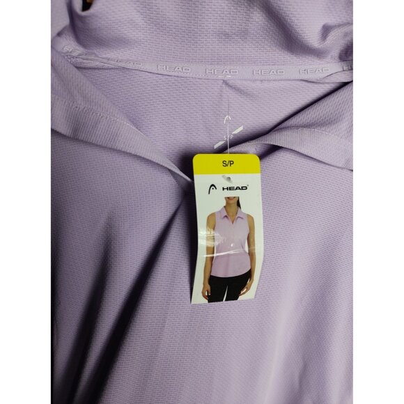 HEAD Sleeveless V-Neck Top Small Light Purple Tennis Activewear Stretch NWT - Picture 5 of 6